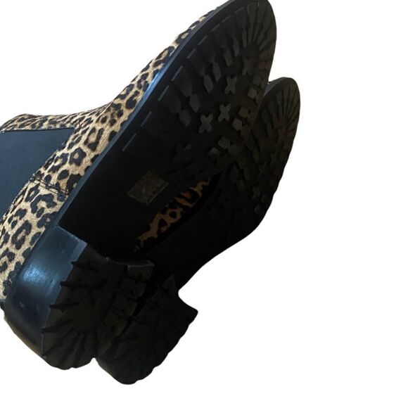 NWT Cole Haan Newburg Calf Hair Leopard Print Bootie - Picture 6 of 7